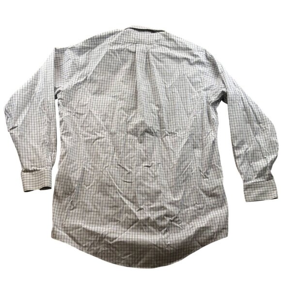 Brooks Brothers Mens Dress Shirt Medium 15.5 Neck Traditional Fit Windowpane - Picture 2 of 10